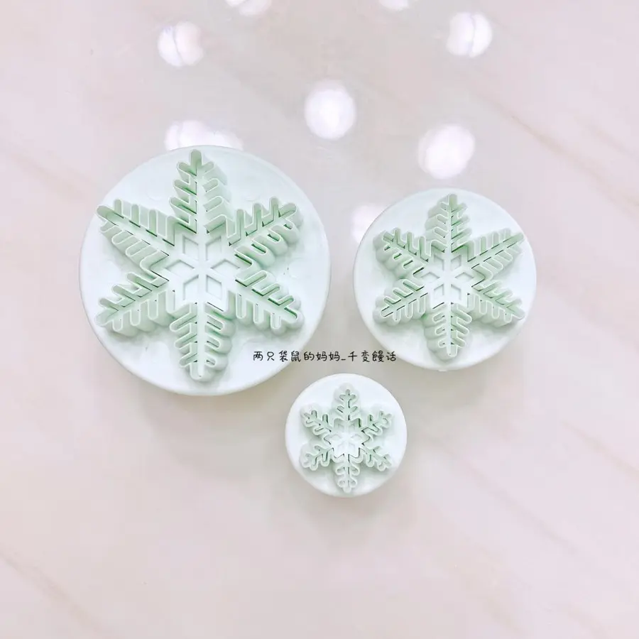 Cute shaped steamed buns Frozen-Snow Treasure Olafâž• is a super simple and good-looking snowflake-shaped steamed bun â„ï¸â˜ƒï¸ step 0