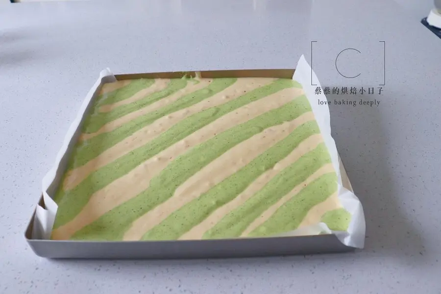 Little fresh Christmas wind|ã€Matcha strawberry two-color cake rollã€‘ step 0