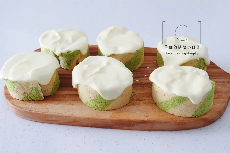 Little fresh Christmas wind|ã€Matcha strawberry two-color cake rollã€‘ step 0