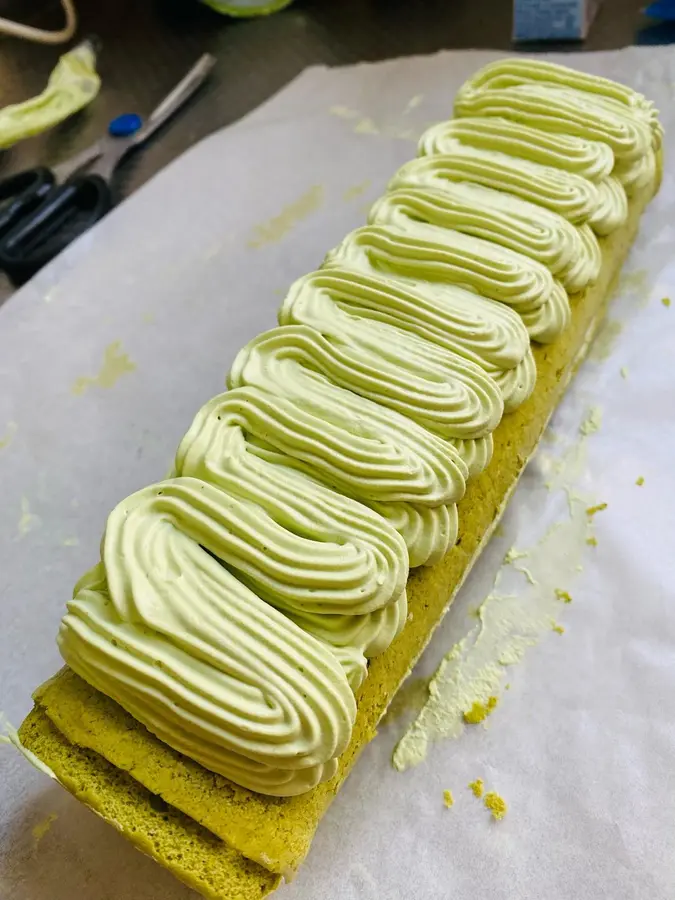 Christmas season , a little fresh matcha series of Swiss rolls , I hope that the arrival of Christmas and New Year's Day will bring us good luck â˜€ï¸ step 0