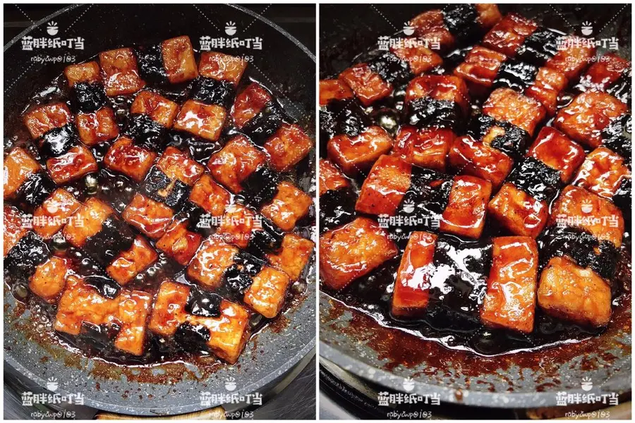 Late-night cafeteria|Japanese-style teriyaki seaweed tofu step 0