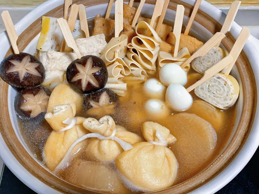 Home oden|The soup base is sweeter than a convenience store step 0