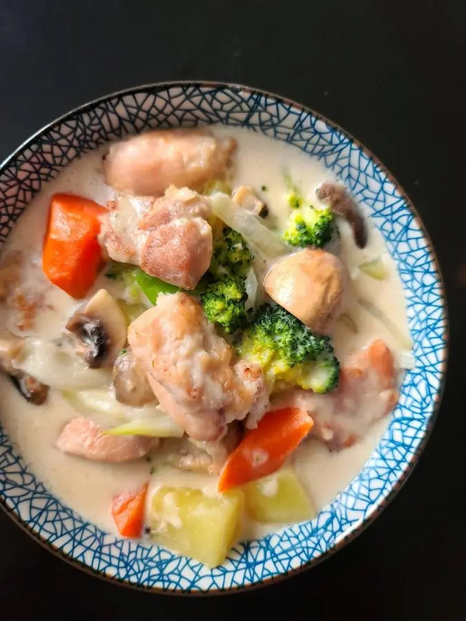 Warm Japanese cream stew