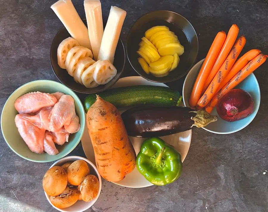 Healthy low-fat oven version of family barbecue|#Healthymeals# (with teriyaki chicken and green onion skewer recipe) step 0