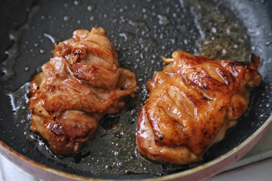 Teriyaki chicken thigh rice step 0