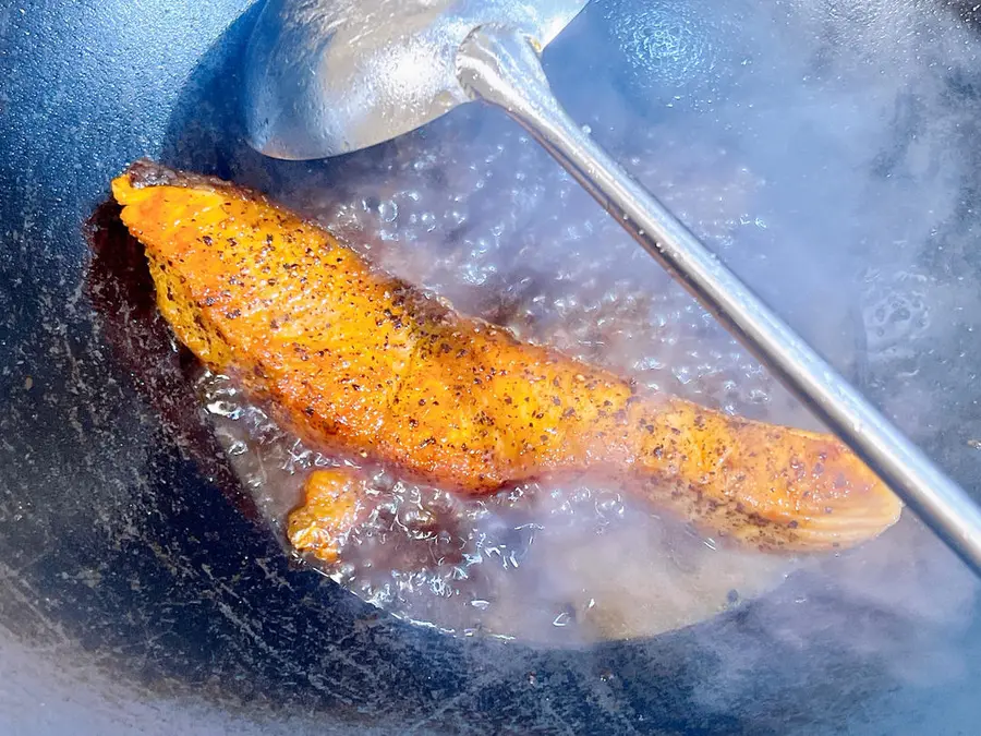 Teriyaki salmon step 0