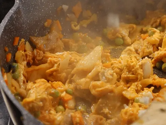 Late-night cafeteria ã€Kimchi fried riceã€‘ step 0