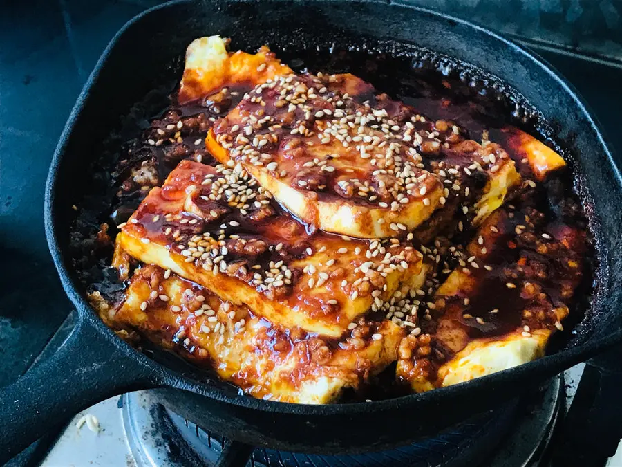 Low-calorie version of Korean-style teppanyaki tofu step 0