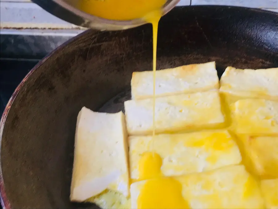 Low-calorie version of Korean-style teppanyaki tofu step 0