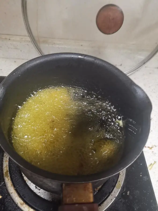 Late-night cafeteria - deep-fried crispy sausages step 0