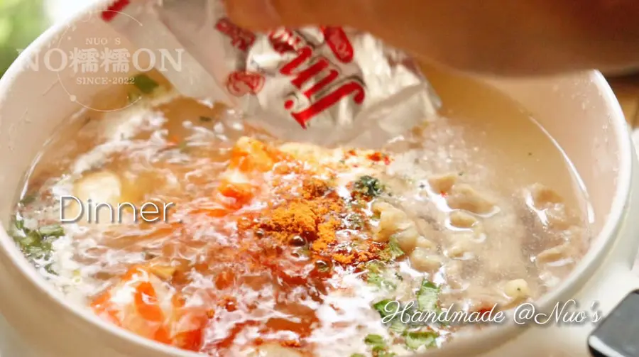 Instant noodles with cheese cover step 0