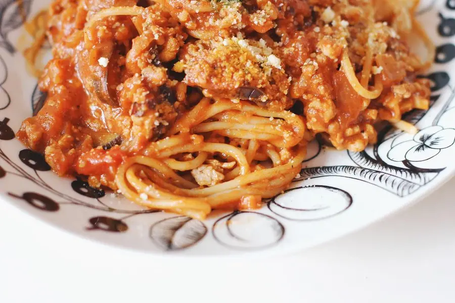 Neapolitan-style eggplant pasta step 0