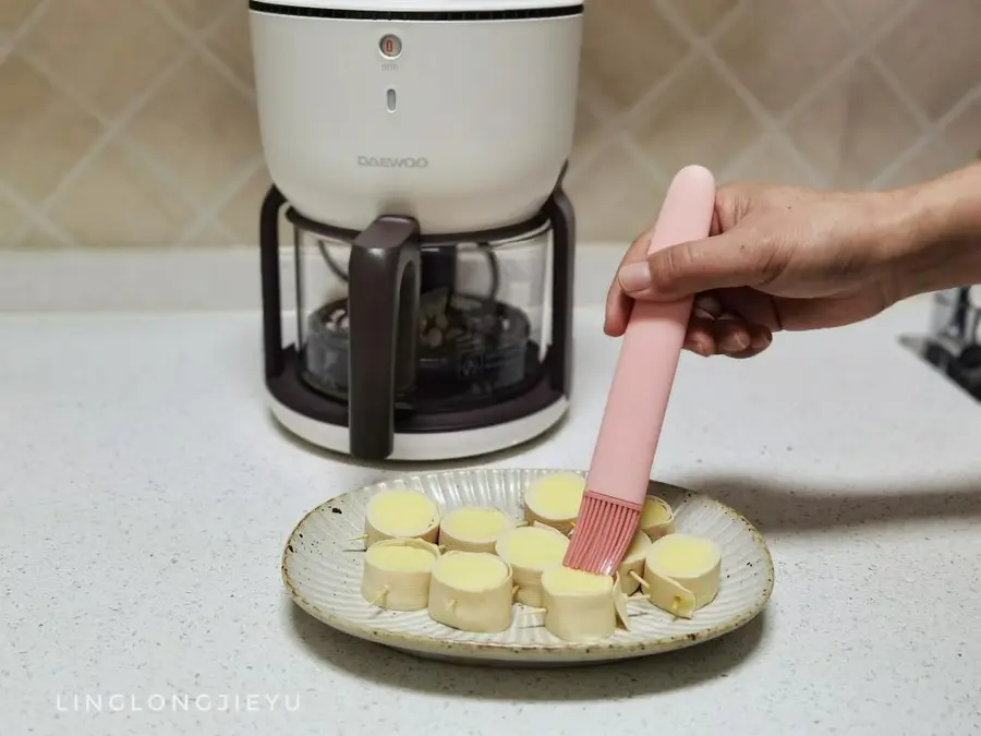 Barbecue flavored Japanese tofu roll | Daewoo air fryer step 0