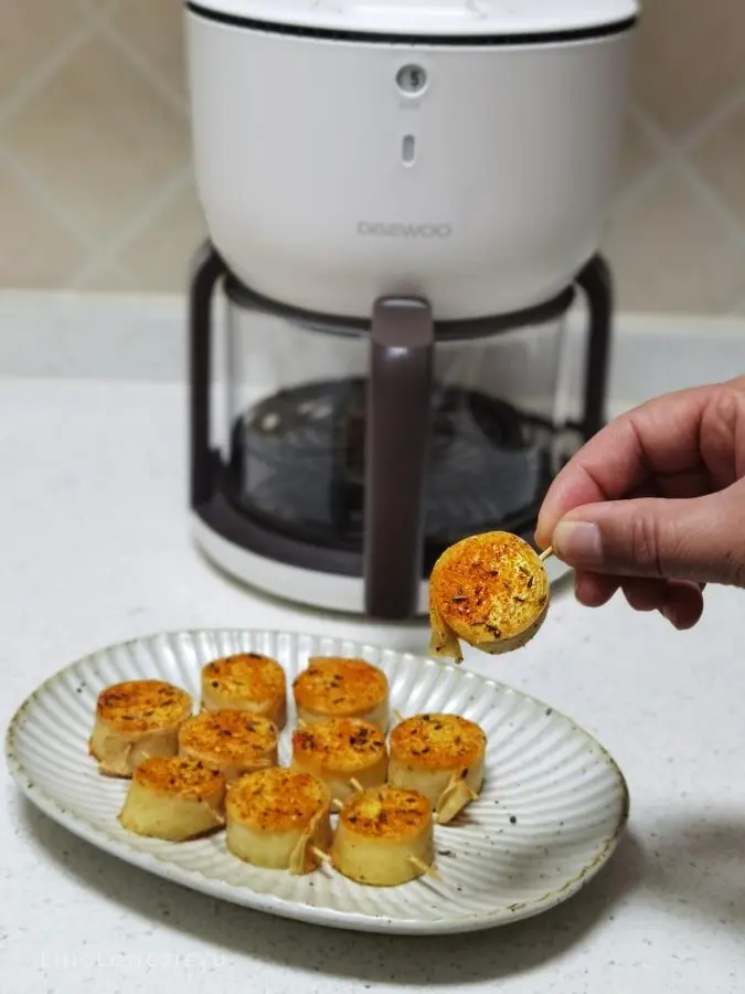 Barbecue flavored Japanese tofu roll | Daewoo air fryer