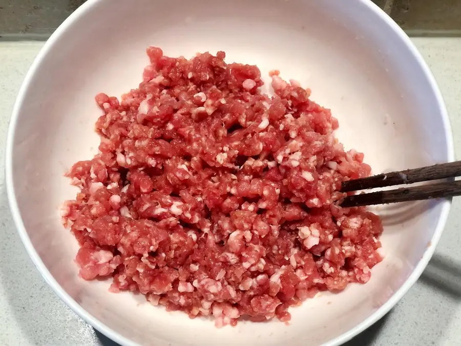 Steamed eggs with minced meat that can be eaten for three meals step 0