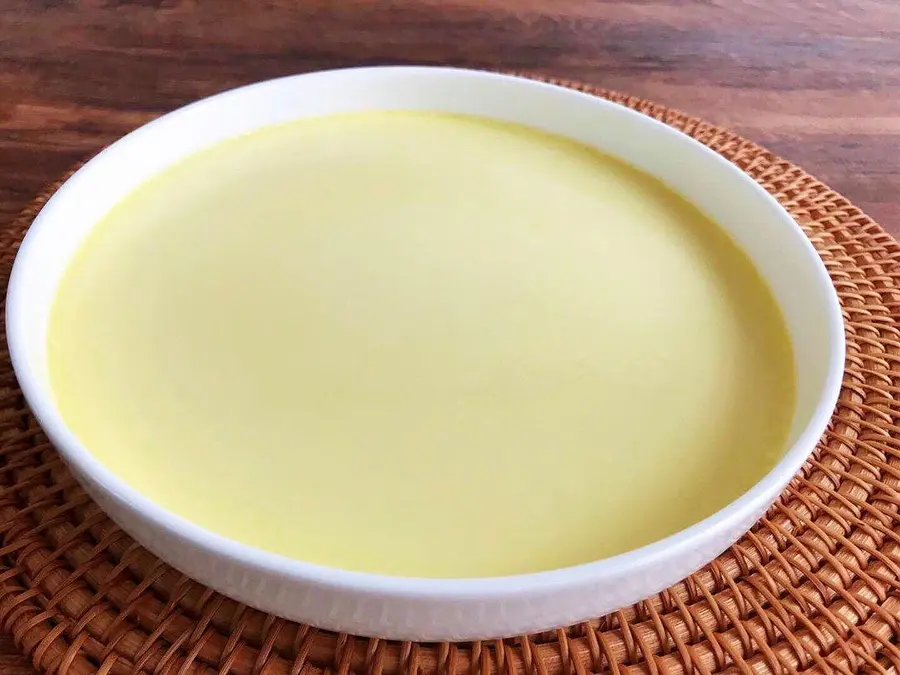 Steamed egg custard (mirror egg custard) step 0