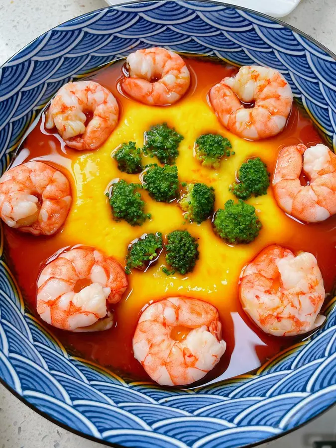 Super delicious steamed eggs with shrimp step 0