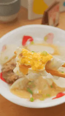 Steamed egg with yam meatloaf [baby food] step 0