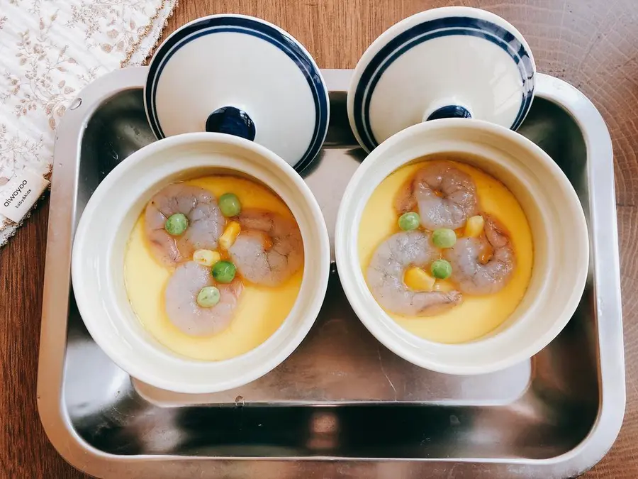 Steamed eggs with shrimp|Delicious, smooth and tender, melts in the mouth step 0