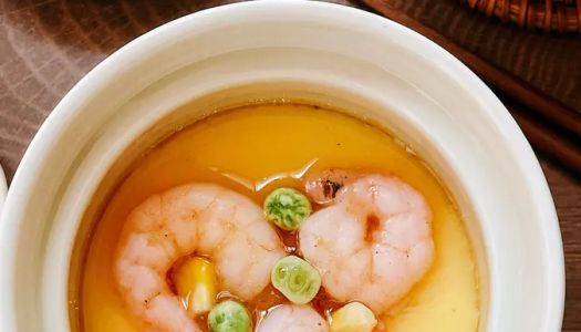 Steamed eggs with shrimp|Delicious, smooth and tender, melts in the mouth