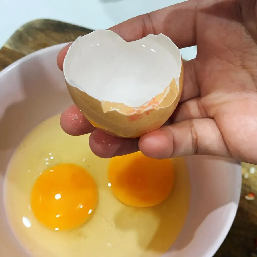 Steamed egg custard with minced meat: Kitchen novices can steam delicious egg custard step 0