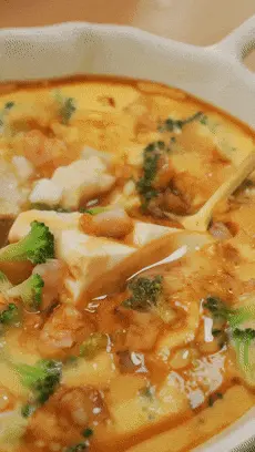 Steamed eggs with broccoli shrimp [baby food] step 0