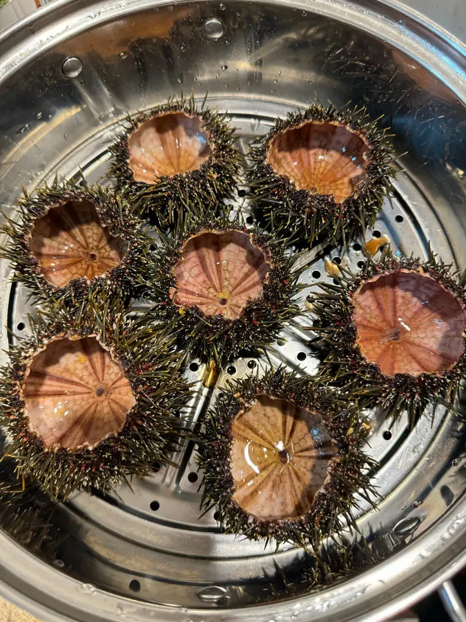 Steamed eggs with sea urchin step 0