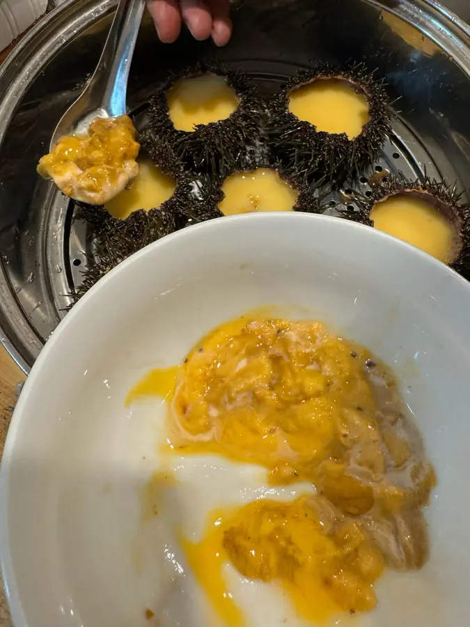 Steamed eggs with sea urchin step 0