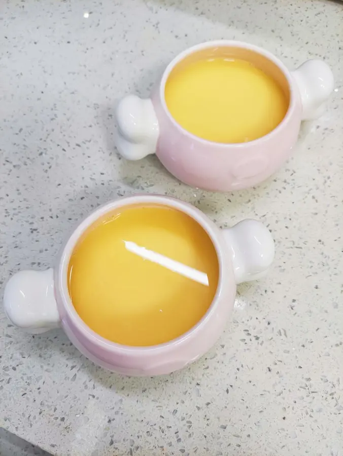 Water wave oven version Mirror steamed custard/pudding (2 servings) makes the custard taste like a pudding's sense of luxury, from the details!