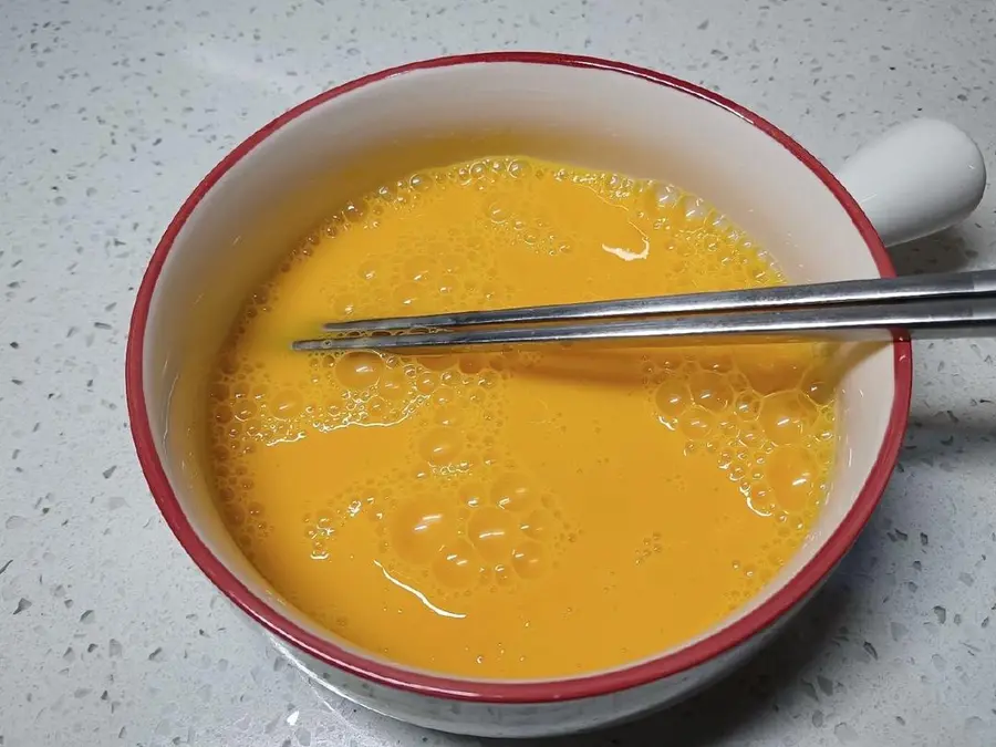 Steamed egg custard with shrimp with tender texture step 0