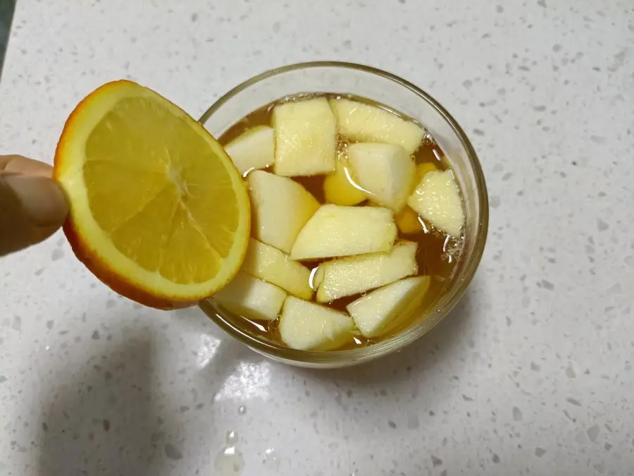 Winter drink hot orange tea step 0