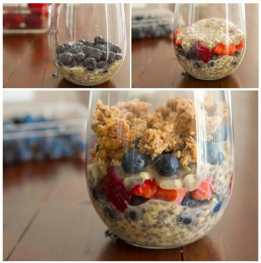 Overnight Oatmeal Oatmeal mugs step 0