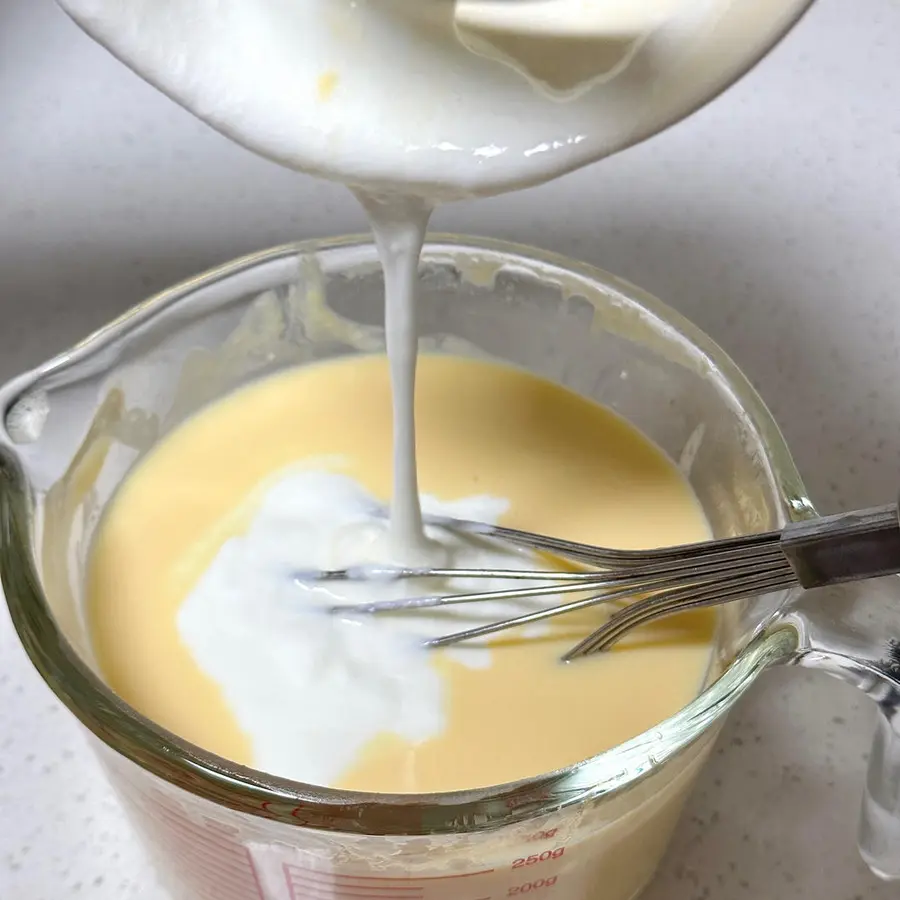 Low-calorie desserts!Huge !ï¸ fresh  yogurt lemon barbarua step 0