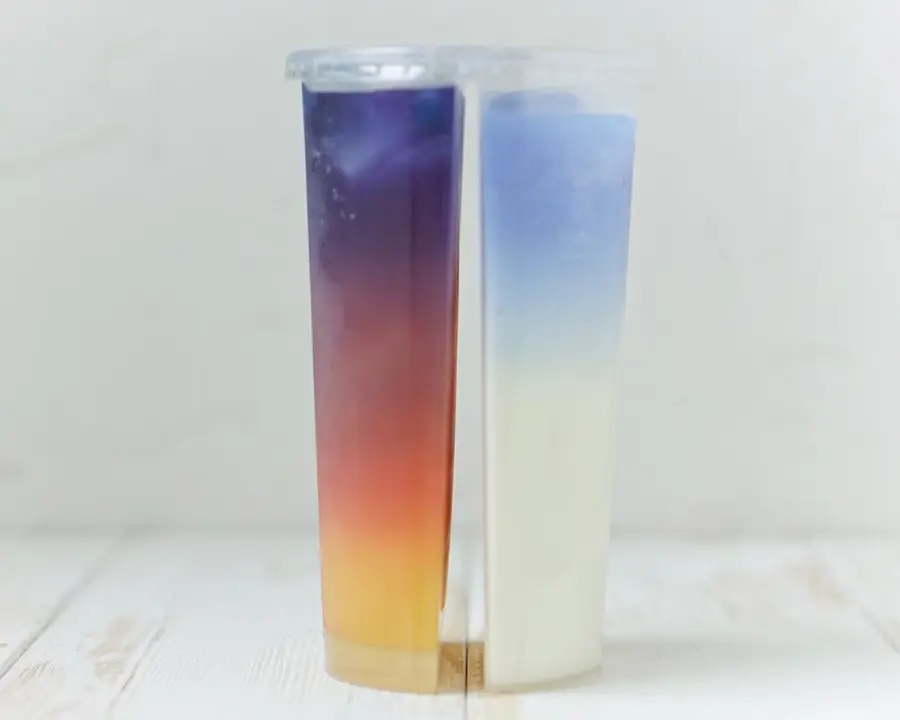 Daylight and morning and dusk - gradient drinks