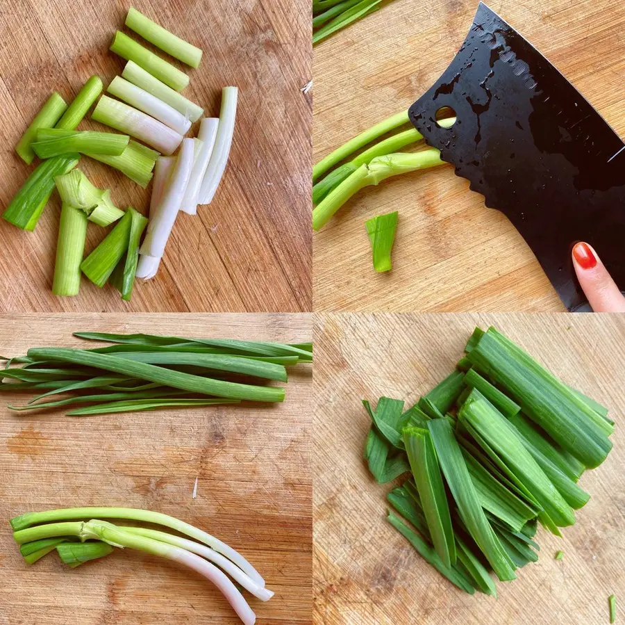 Stir-fried sausages with spring bamboo shoots step 0