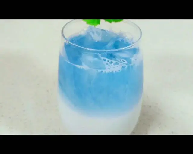 Castle in the Sky ~ Butterfly Pea Flower Milk step 0