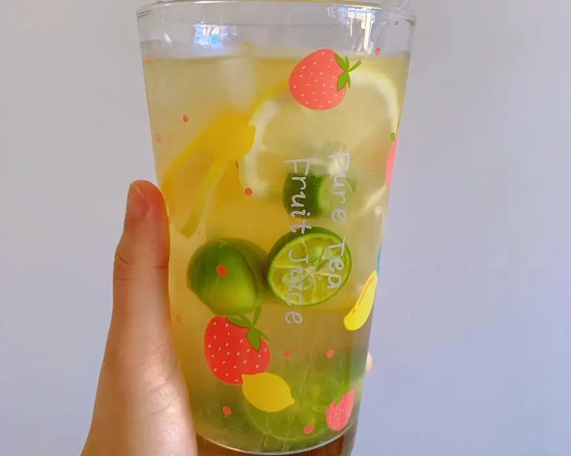 (Small fresh) green orange, lemon honey, green tea step 0