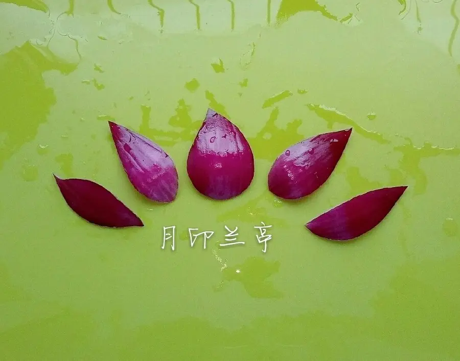 Simple and beautiful plate ornament (9) - cold spell onion lotus step 0