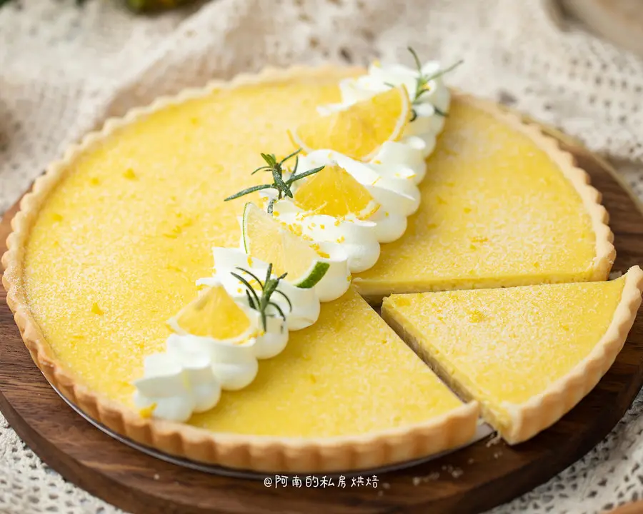 Little fresh series! Sweet and sour lemon pie!