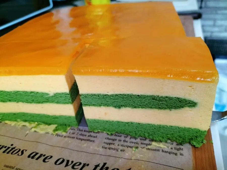 Fresh and healing - mango mousse cake step 0