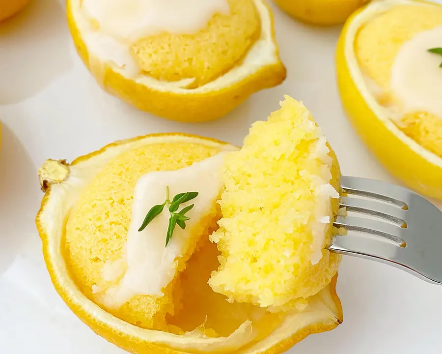 Korean ins style original small fresh lemon cake is a must-have for picnics step 0