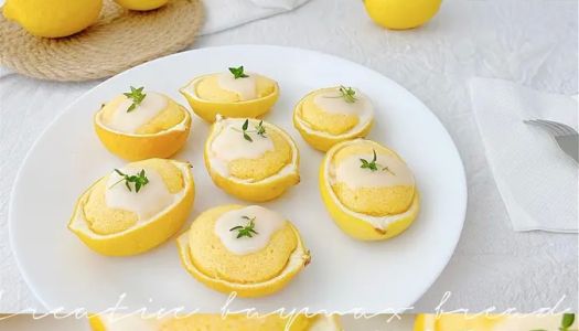 Korean ins style original small fresh lemon cake is a must-have for picnics