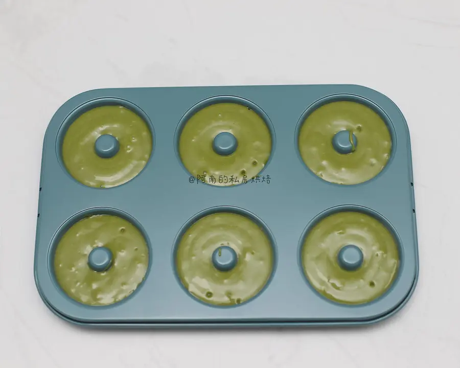 Little fresh series! Stir it up and you'll be successful! Matcha marble doughnut~ step 0