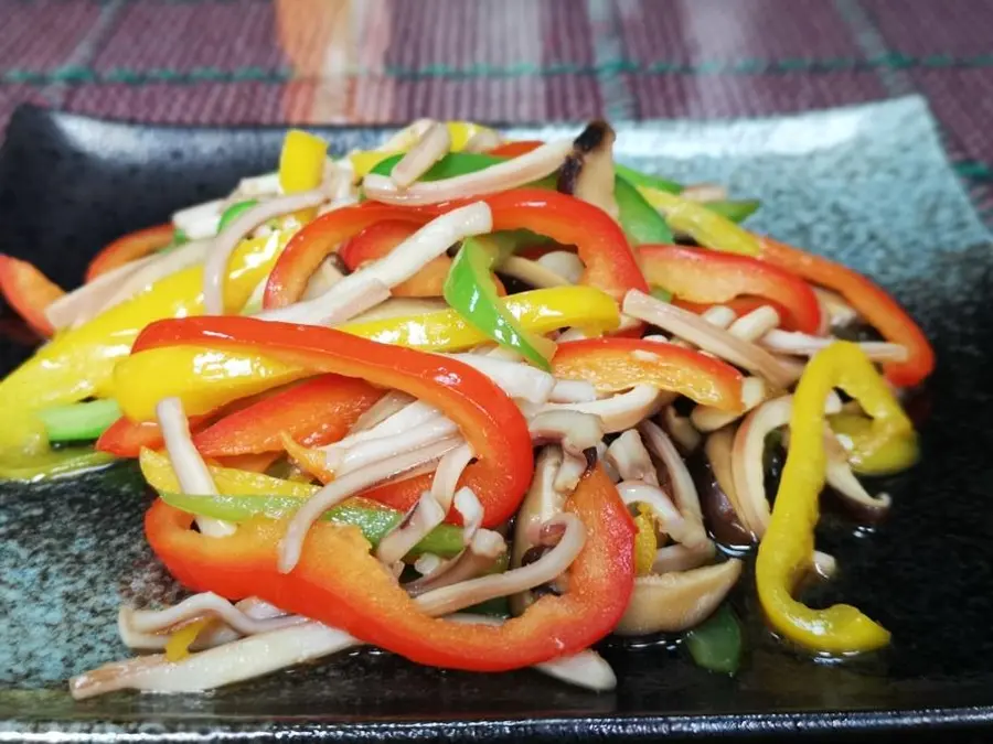 Colorful fresh squid - a small and fresh way to eat squid step 0