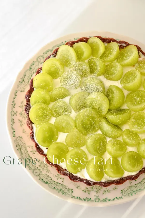 Green grape cheese tart with full  praise rate|Small fresh afternoon tea 