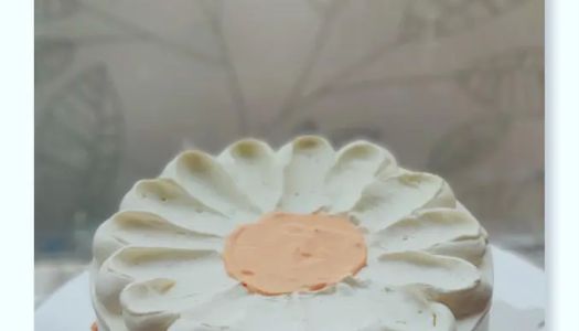 Little Fresh Birthday Cake - Little Flower Cake