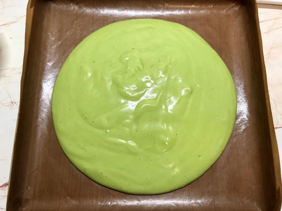 Matcha cream honey bean cake roll! !ï¸ step 0