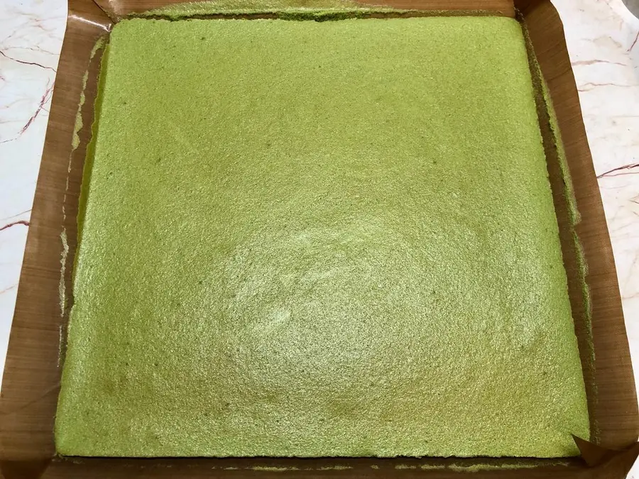 Matcha cream honey bean cake roll! !ï¸ step 0