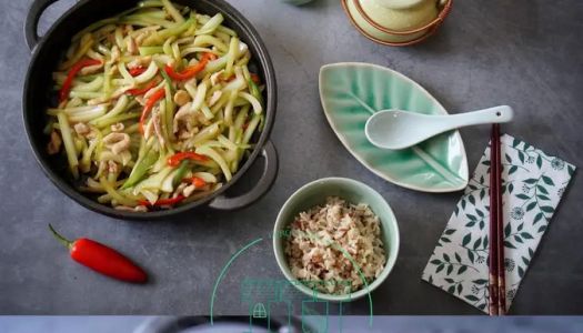 Crispy sautéed greens