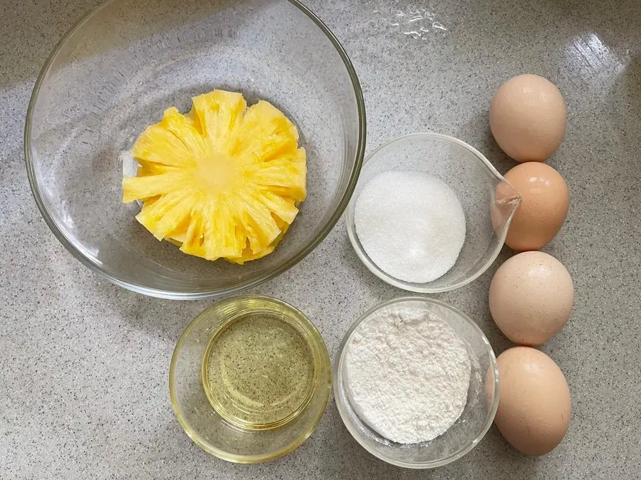 Summer little fresh â—ï¸ pineapple cake rolls step 0